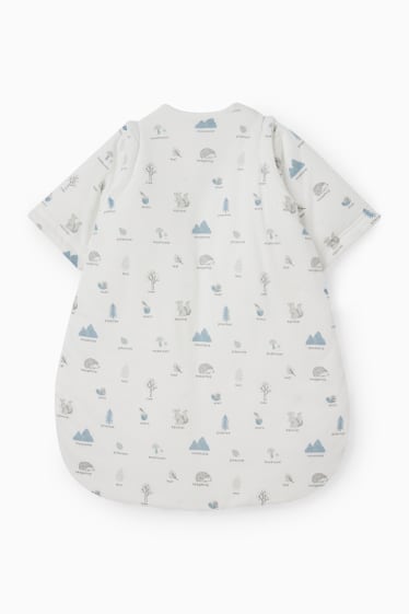 Baby Buben - Baby-Schlafsack - 0-6 Monate - weiß