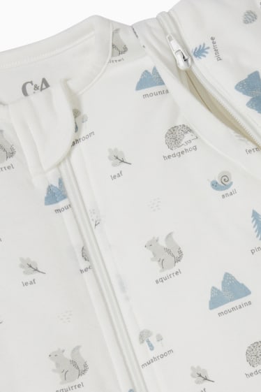 Baby Buben - Baby-Schlafsack - 0-6 Monate - weiß