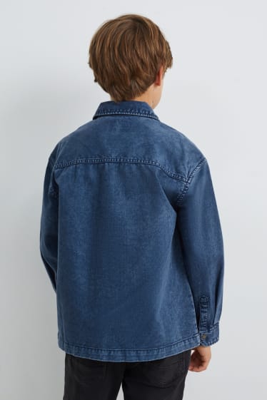 Bambini - Camicia di jeans - jeans blu