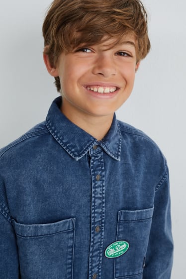 Enfants garçons - Chemise en jean - jean bleu