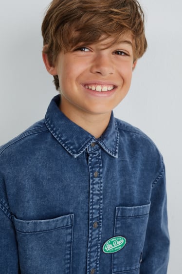 Enfants - Chemise en jean - jean bleu