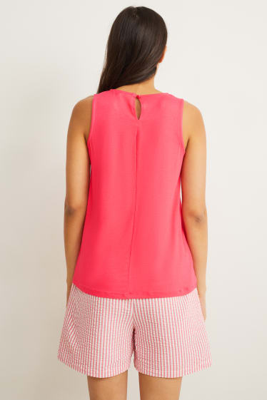 Women - Blouse top - pink