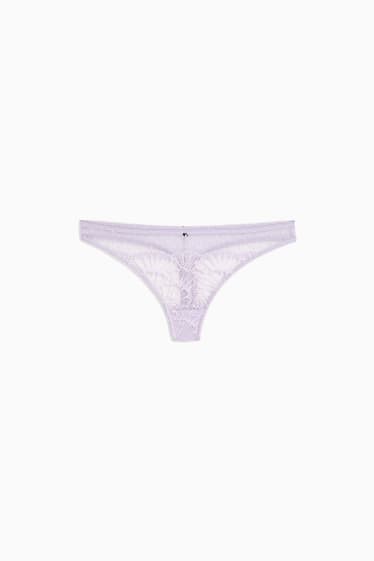 Damen - String - hellviolett