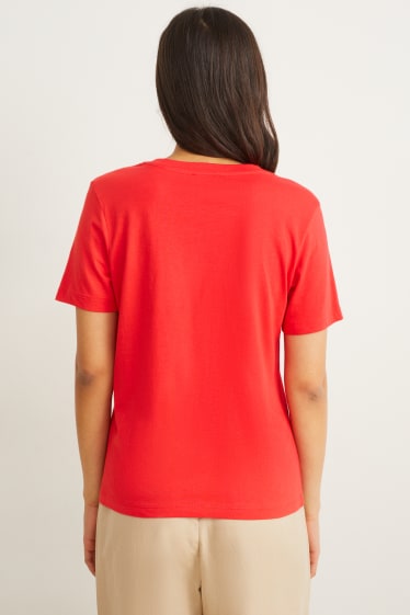 Damen - T-Shirt - rot