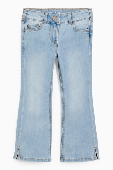 Enfants filles - Jean à jambe évasée - jean bleu clair