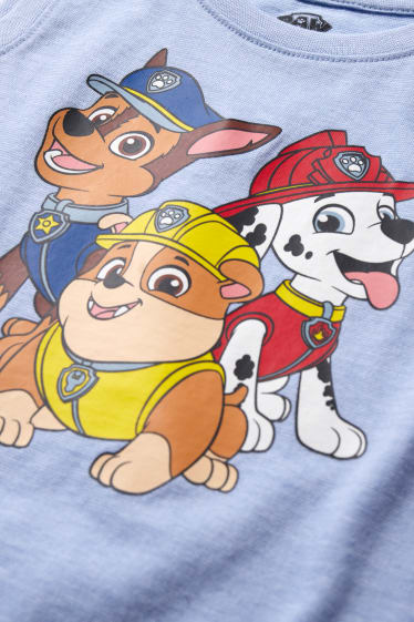 Kinderen: jongens - PAW Patrol - set - top en shorts - 2-delig - verandering van kleur - lichtblauw