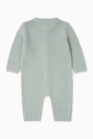 Baby: jongens - Babyjumpsuit - mintgroen