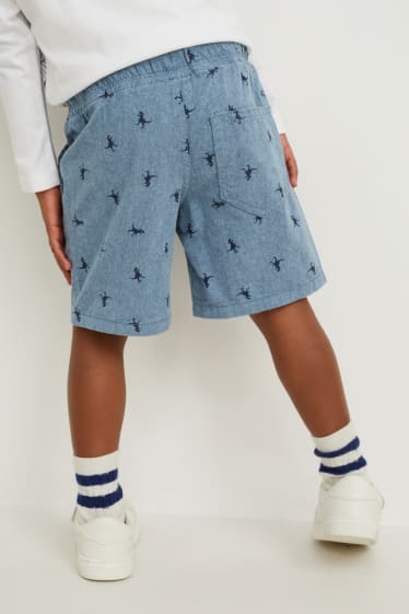 Kinderen: jongens - Set van 3 - bermuda - donkerblauw