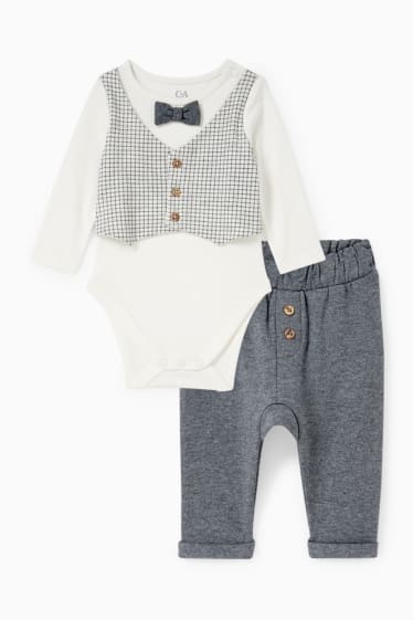 Babys - Baby-outfit - 2-delig - crème wit