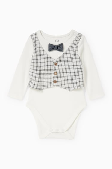 Babys - Baby-outfit - 2-delig - crème wit