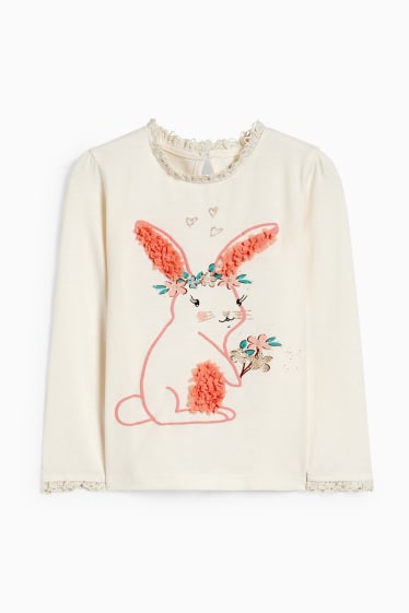 Bambine - Maglia a maniche lunghe - fucsia