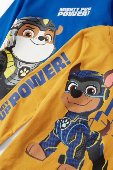 Kinder Buben - Multipack 2er - PAW Patrol - Langarmshirt - gelb