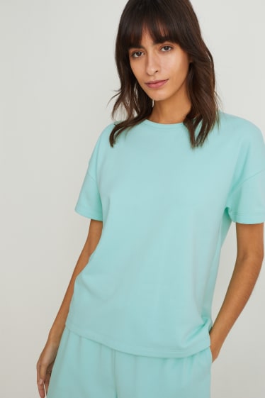 Mujer - Camiseta básica - verde menta