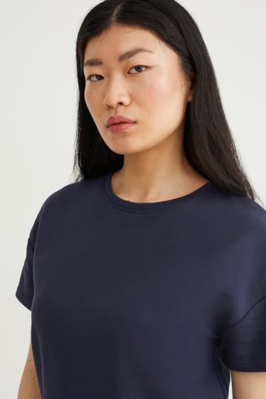 Women - Basic T-shirt - dark blue