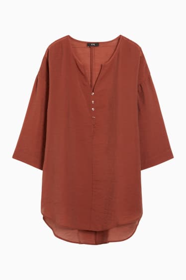 Damen - Bluse - braun
