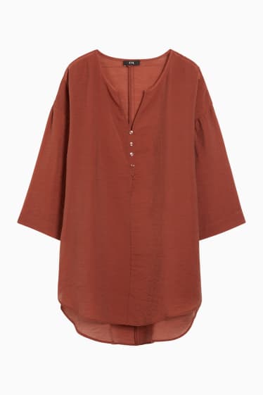 Damen - Bluse - braun