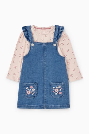 Bébés filles - Ensemble bébé - 2 pièces - jean bleu