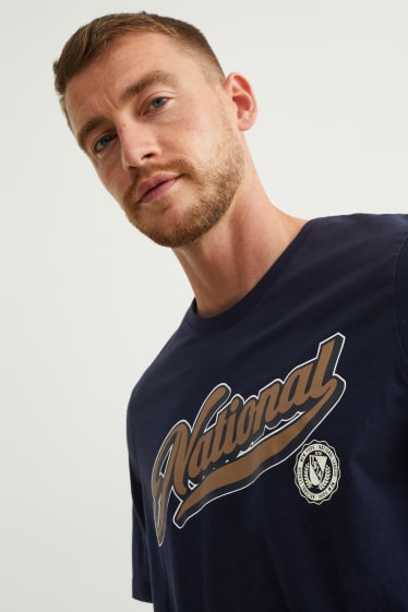 Men - T-shirt - dark blue