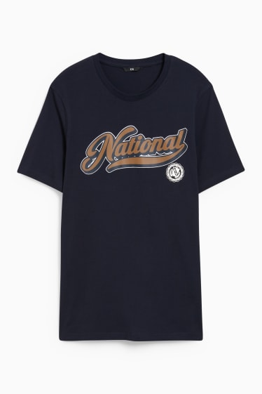 Men - T-shirt - dark blue