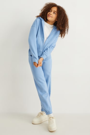 Kinderen: meisjes - Joggingbroek - lichtblauw