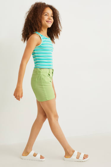 Enfants - Short - vert clair