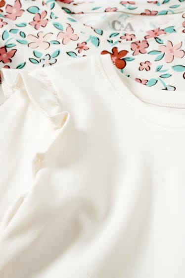Bambini - Confezione da 2 - maglia a maniche lunghe - bianco crema