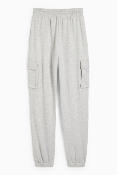 Damen - CLOCKHOUSE - Cargo-Jogginghose - hellgrau-melange