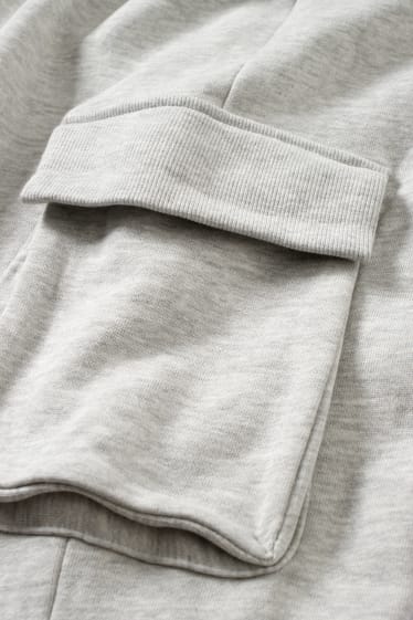 Damen - CLOCKHOUSE - Cargo-Jogginghose - hellgrau-melange