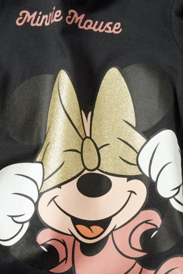 Enfants filles - Lot de 3 - Minnie Mouse - haut à manches longues - blanc crème