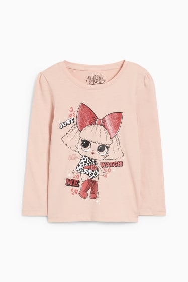 Dětské - L.O.L. Surprise - tričko s dlouhým rukávem - růžová