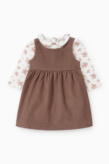 Babys - Baby-Outfit - 2 teilig - cremeweiß