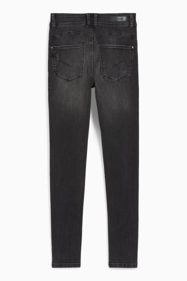 Damen - CLOCKHOUSE - Skinny Jeans - Mid Waist - LYCRA® - dunkeljeansgrau