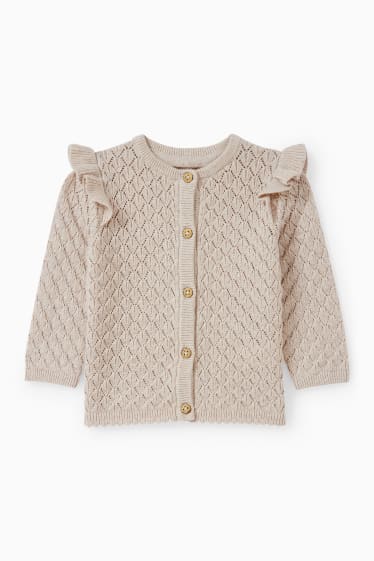 Baby Mädchen - Baby-Outfit - 3 teilig - beige