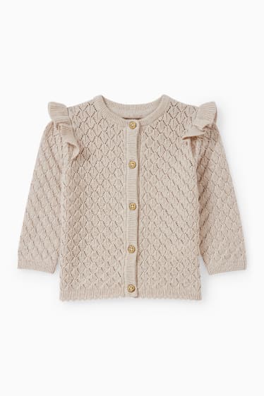 Babys - Baby-outfit - 3-delig - beige