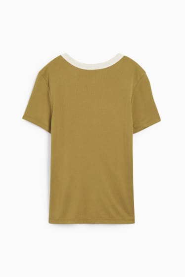 Damen - T-Shirt - khaki