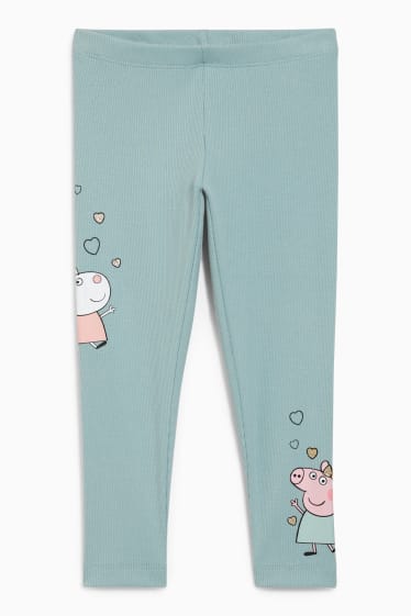 Nena - Peppa Pig - leggings - verd menta