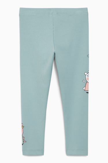 Nena - Peppa Pig - leggings - verd menta
