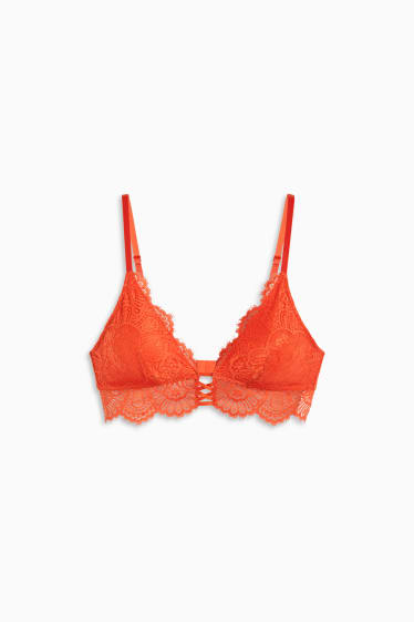Damen - Bralette - dunkelorange