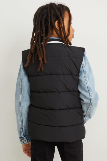 Children - Quilted gilet - black