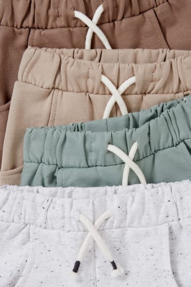Bébés garçons - Lot de 4 - pantalons de jogging pour bébé - beige