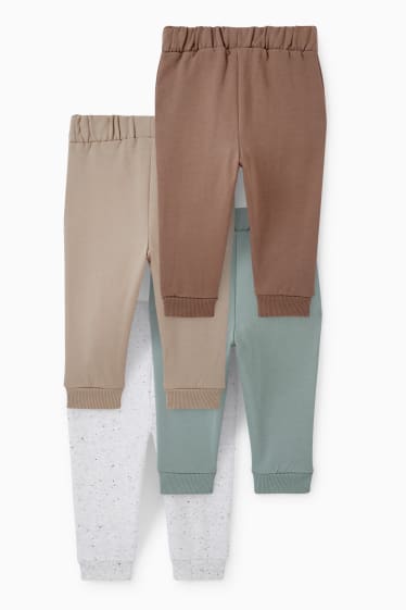 Bébés garçons - Lot de 4 - pantalons de jogging pour bébé - beige