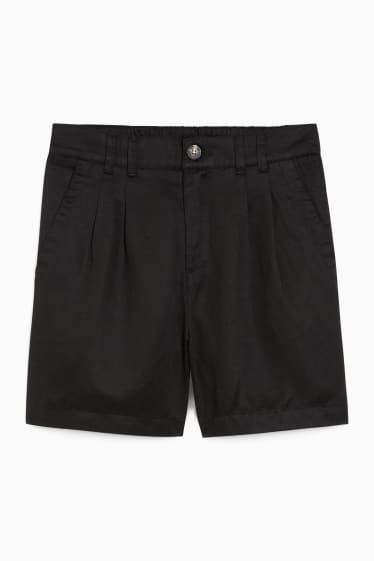 Femmes - Bermuda - high waist - noir