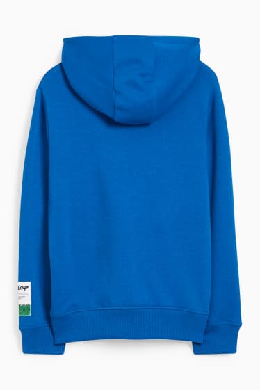 Nen - Dessuadora oberta amb caputxa - blau
