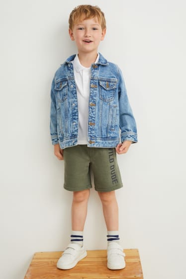 Kinderen: jongens - Set van 3 - shorts - donkerblauw