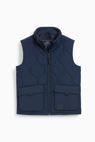 Kinderen - Gewatteerde bodywarmer - donkerblauw