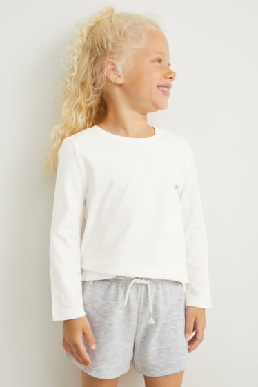 Children Girls - Long sleeve top - cremewhite