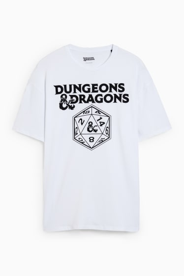 Mężczyźni - T-Shirt - Dungeons & Dragons - biały