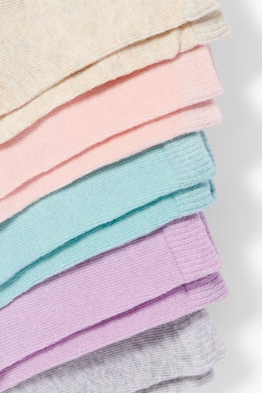 Kinderen: meisjes - Set van 10 paar - sokken - roze