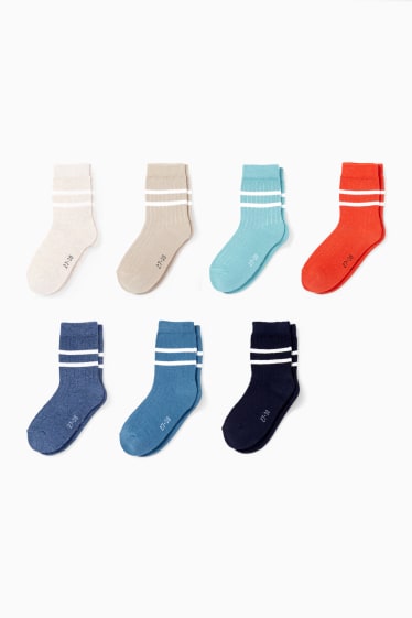 Children - Multipack of 7 - socks - dark blue