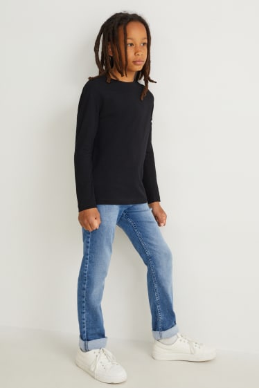 Kinder - Straight Jeans - jeansblau